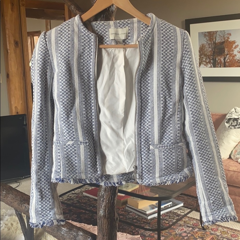 Blue & White Blazer